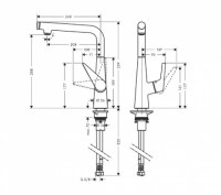 HANSGROHE TALIS SELECT S COCINA